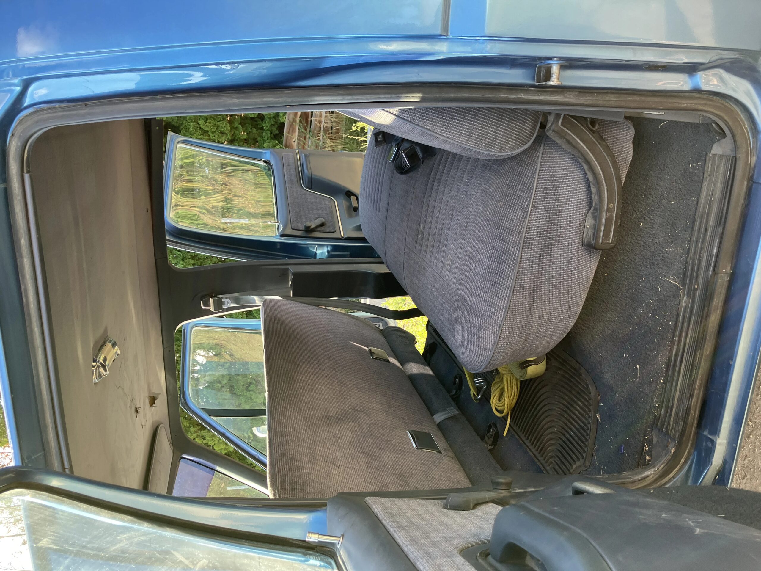 Ford-F350-4x4-crew-cab-1990-Blue-Blue-9