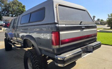 Ford-F350-4x4-crew-cab-1991-Charcoal-Gray-1