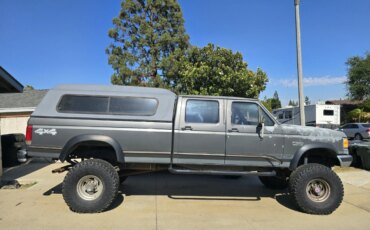 Ford-F350-4x4-crew-cab-1991-Charcoal-Gray-11