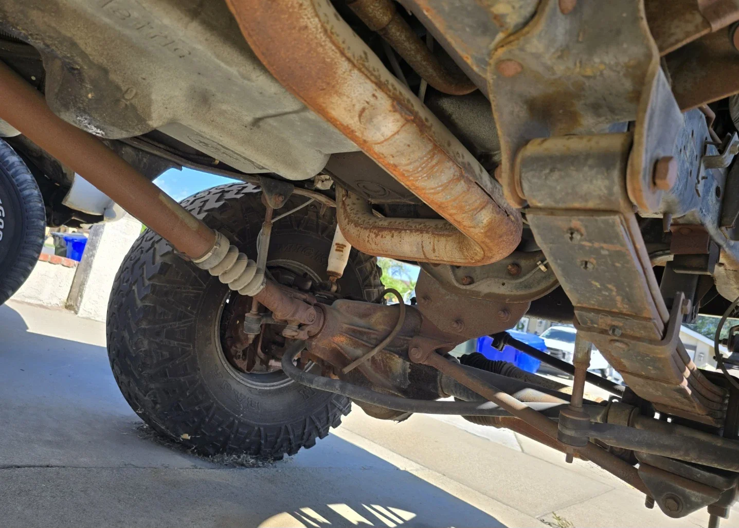 Ford-F350-4x4-crew-cab-1991-Charcoal-Gray-3
