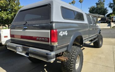 Ford-F350-4x4-crew-cab-1991-Charcoal-Gray