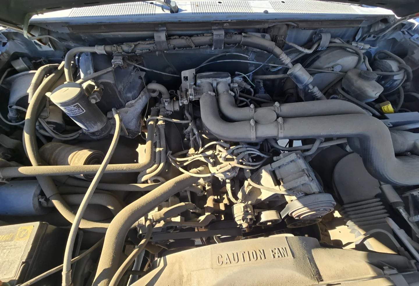 Ford-F350-4x4-crew-cab-1991-Charcoal-Gray-4