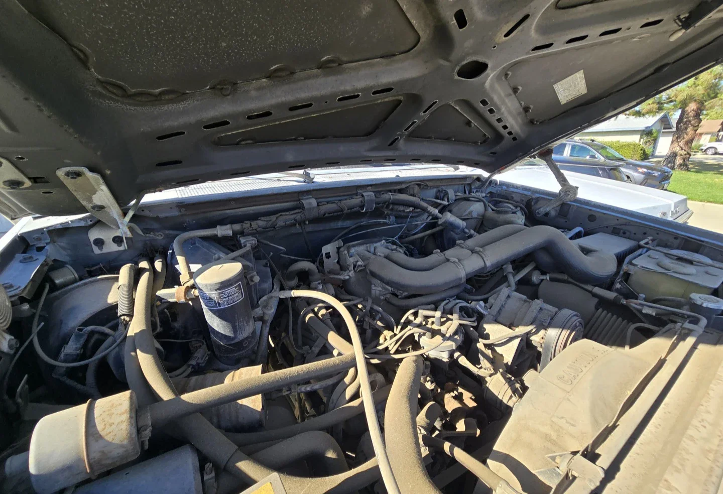 Ford-F350-4x4-crew-cab-1991-Charcoal-Gray-5
