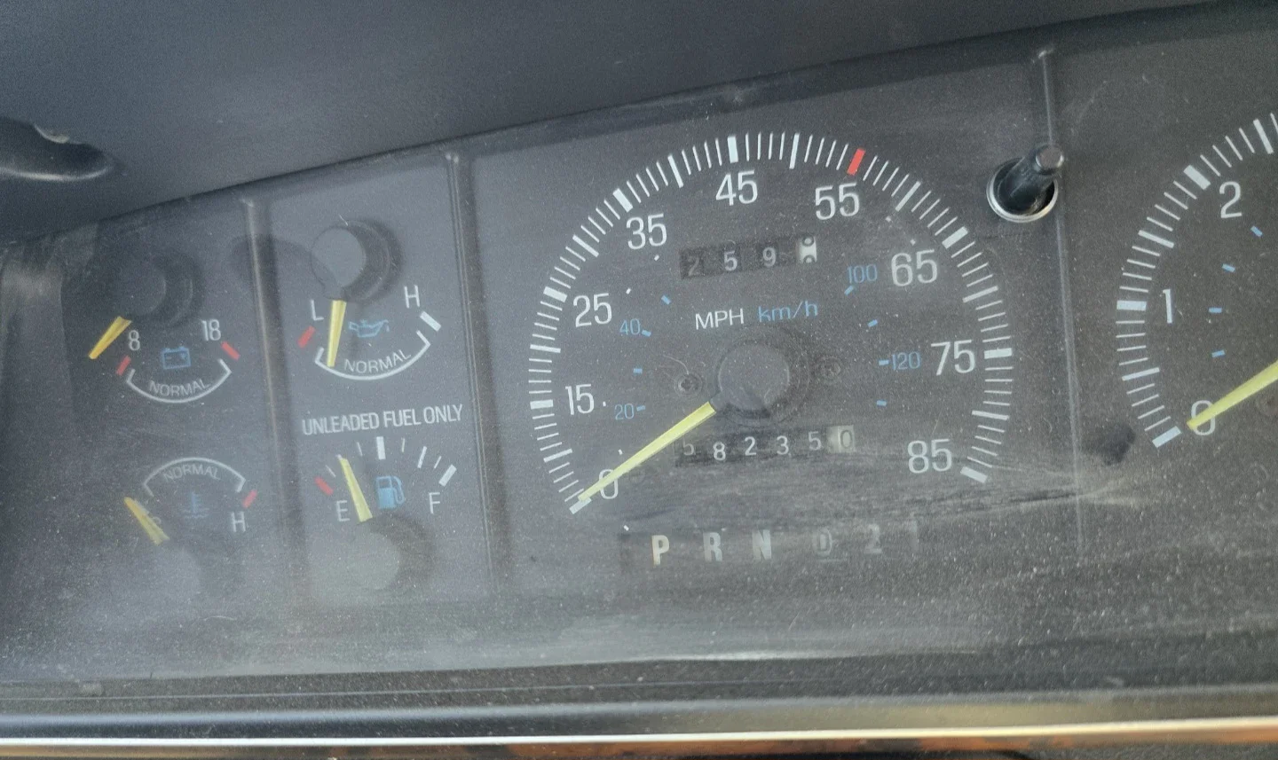 Ford-F350-4x4-crew-cab-1991-Charcoal-Gray-9