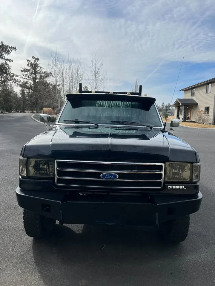 Ford-F350-4x4-regular-cab-1990-Black-Red-2