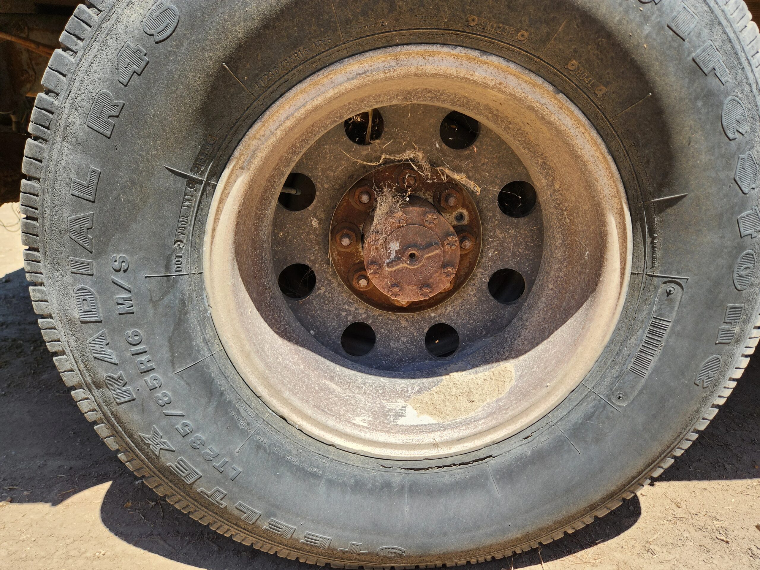 Ford-F350-4x4-supercab-super-duty-1986-Blue-Blue-14