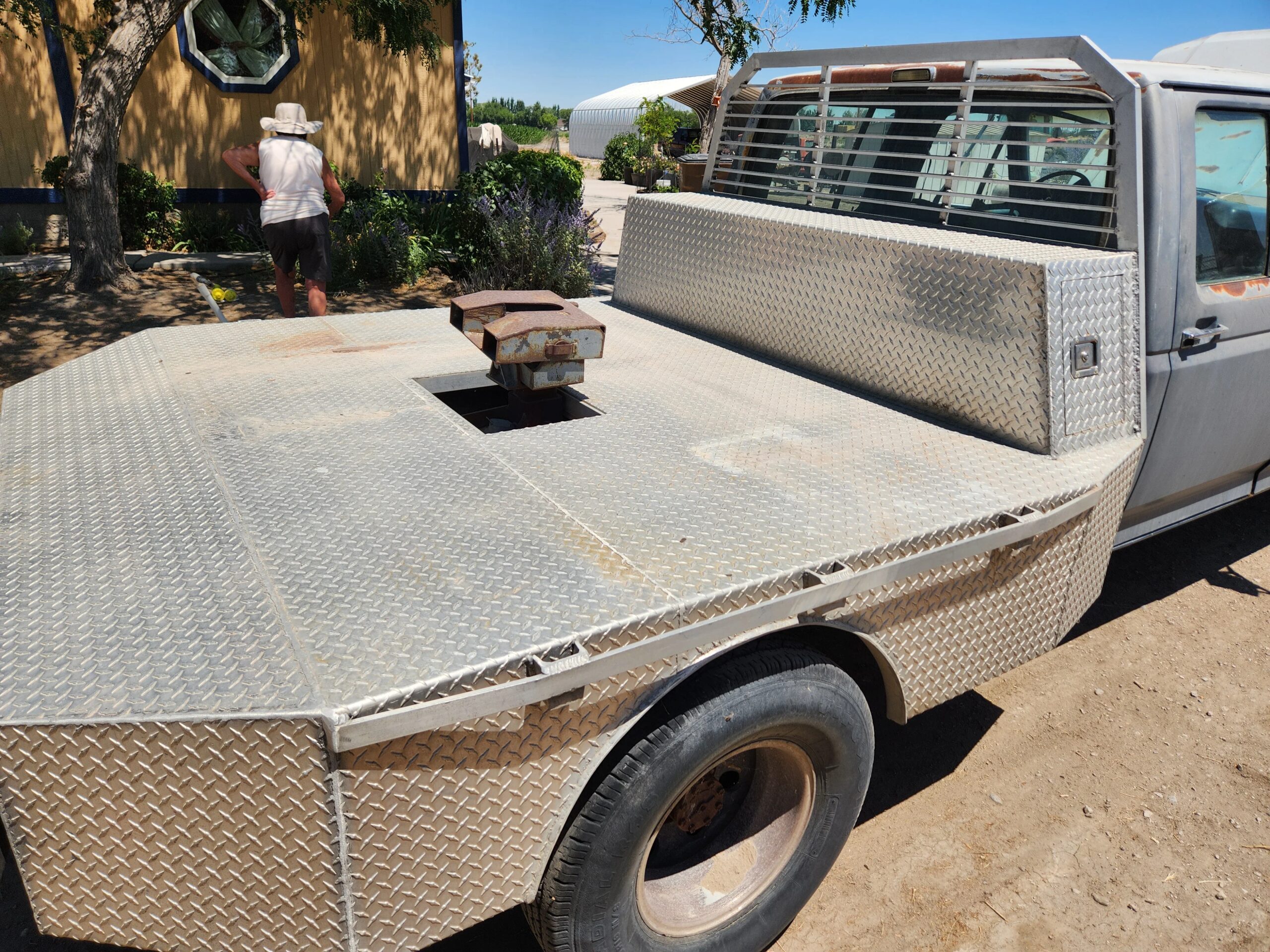 Ford-F350-4x4-supercab-super-duty-1986-Blue-Blue-18