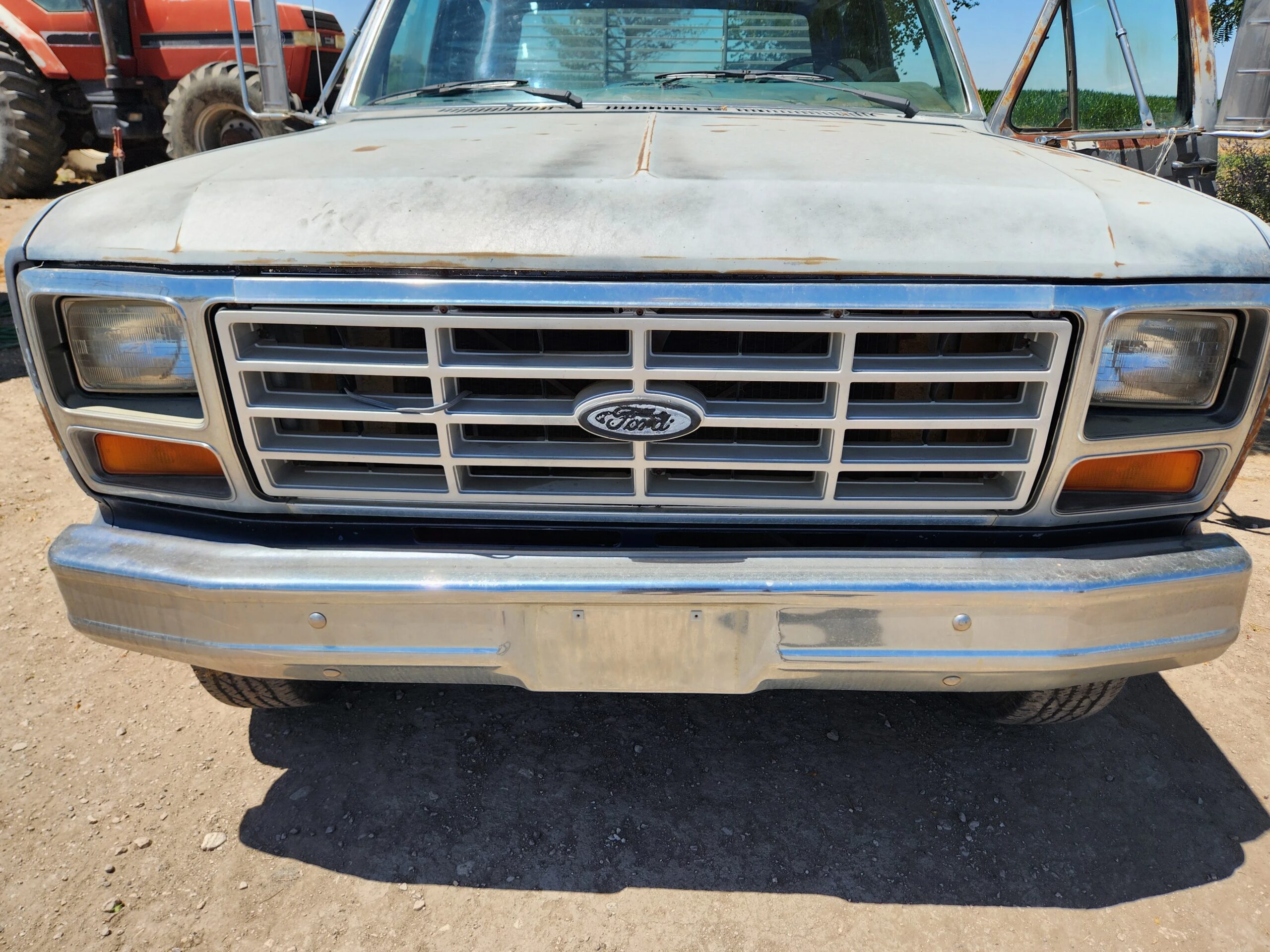 Ford-F350-4x4-supercab-super-duty-1986-Blue-Blue-19