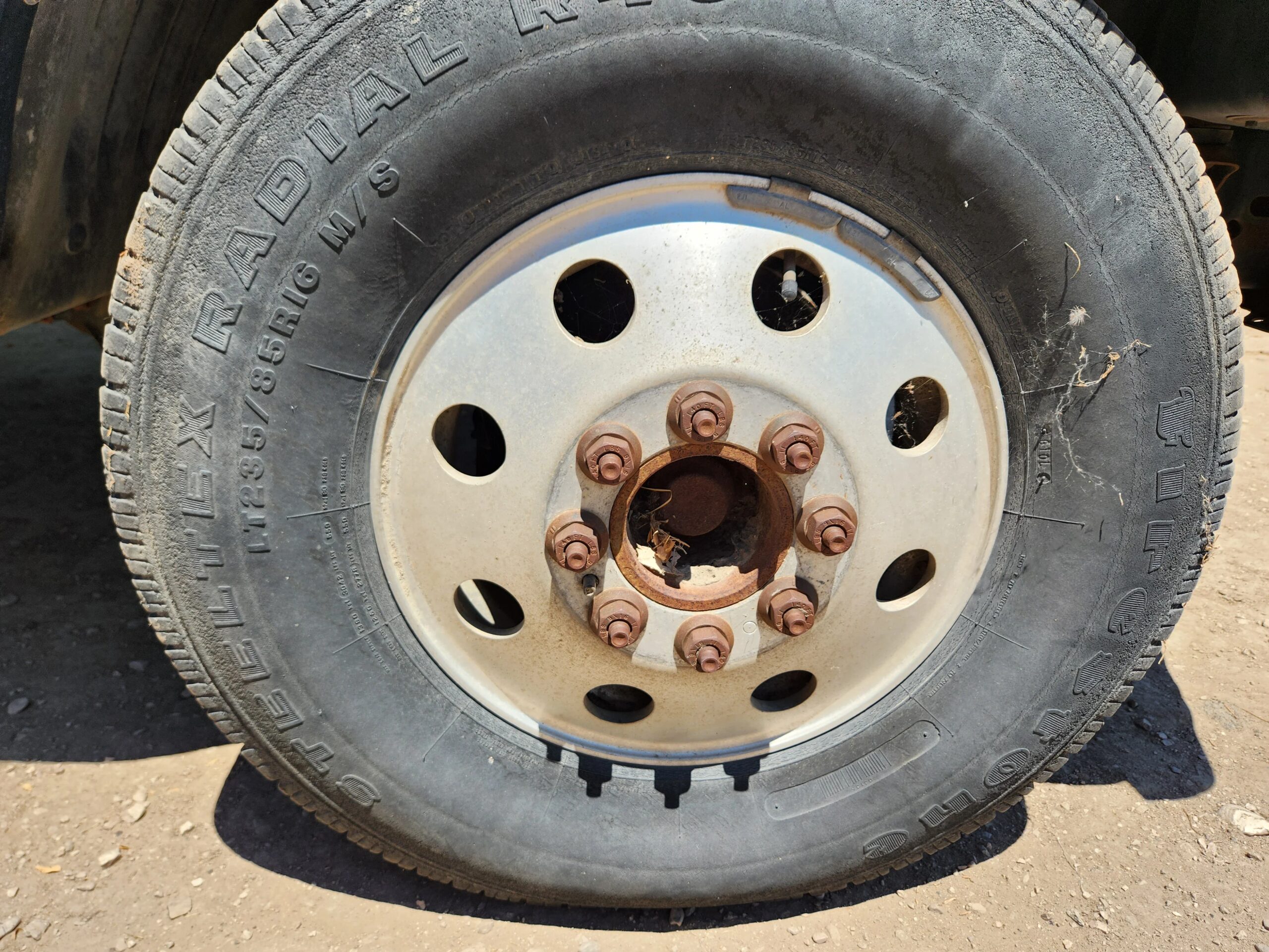 Ford-F350-4x4-supercab-super-duty-1986-Blue-Blue-22