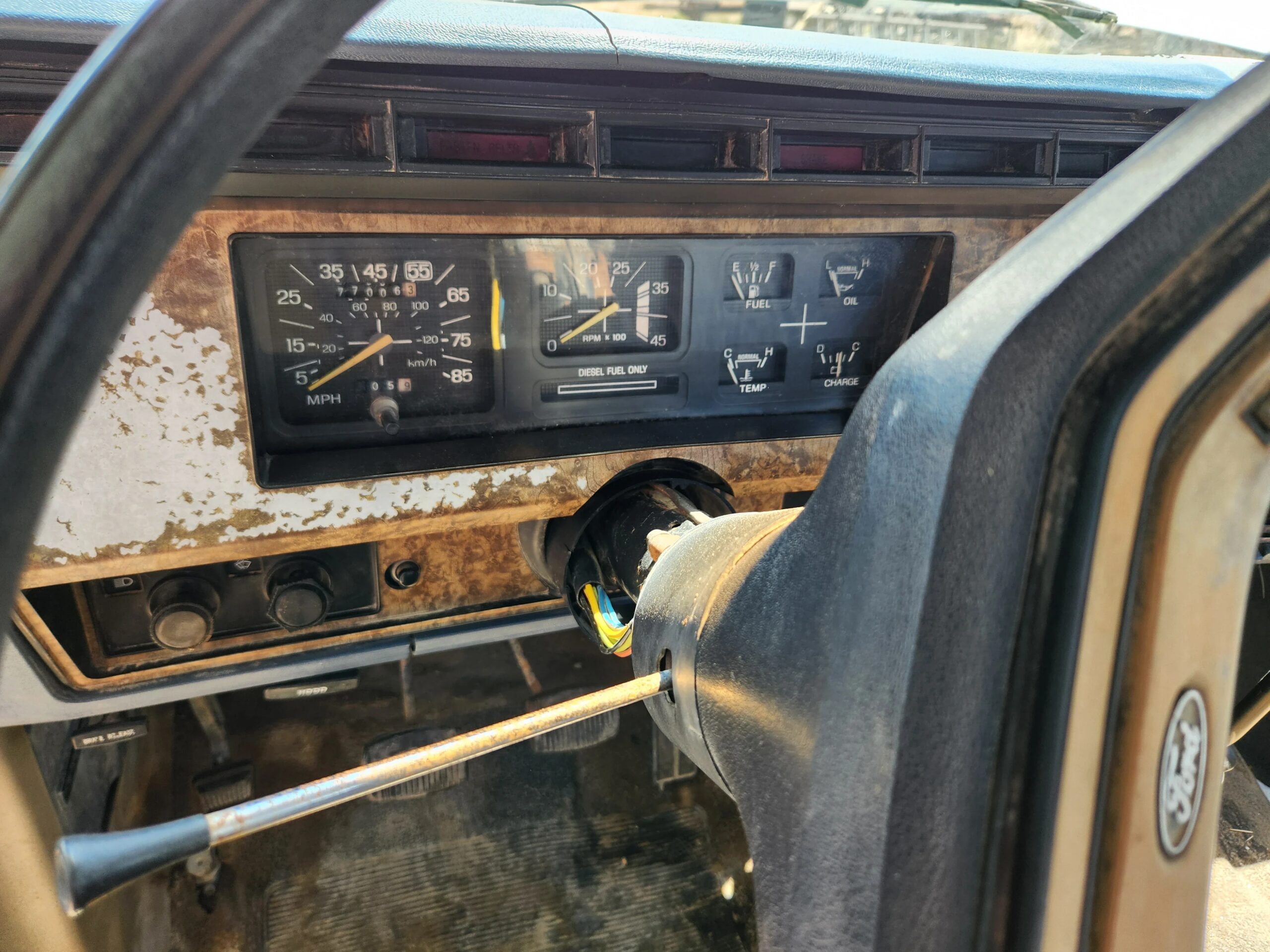 Ford-F350-4x4-supercab-super-duty-1986-Blue-Blue-23