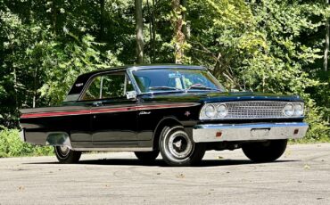 Ford-Fairlane-500-2dr-Hardtop-1963-MUST-SEE-ORIGINAL-BLACK