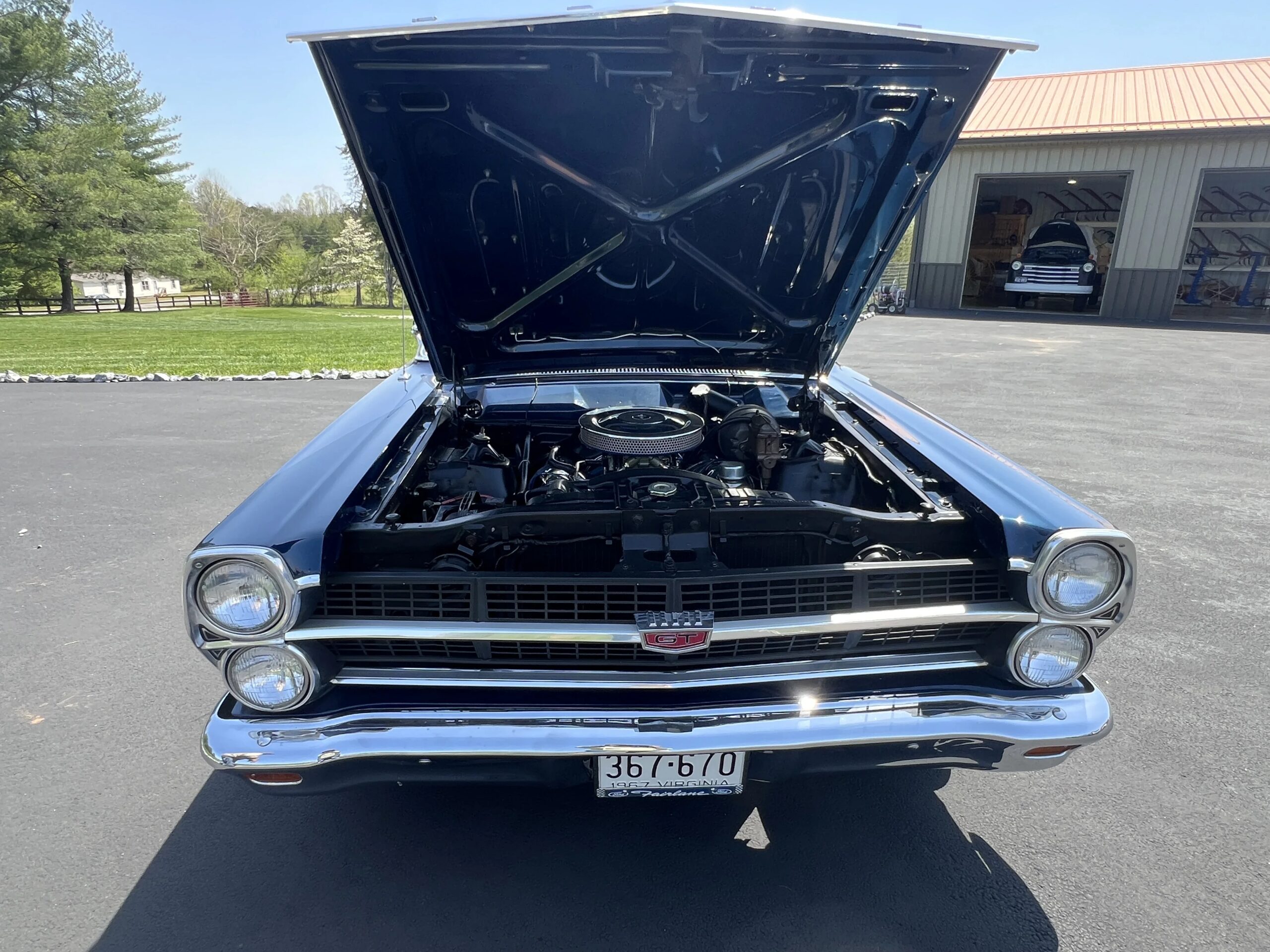 Ford-Fairlane-gt-1967-Blue-Blue-1