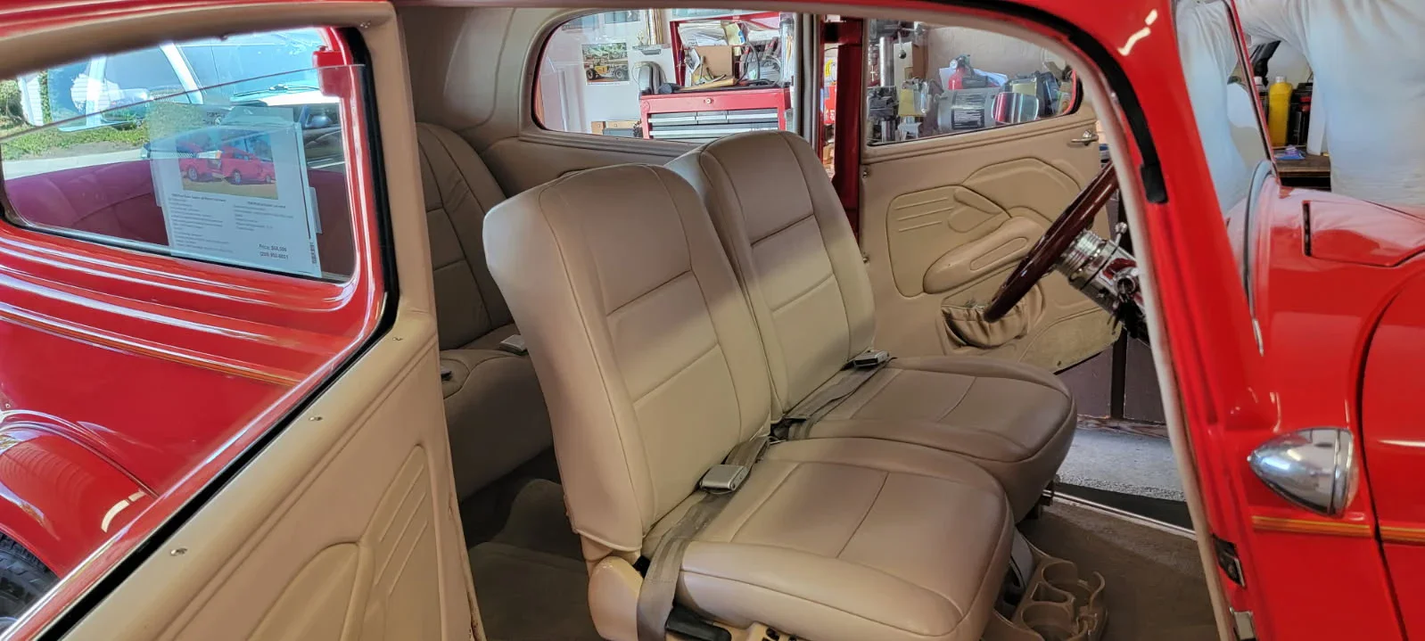 Ford-Model-40-1933-Red-Beige-27