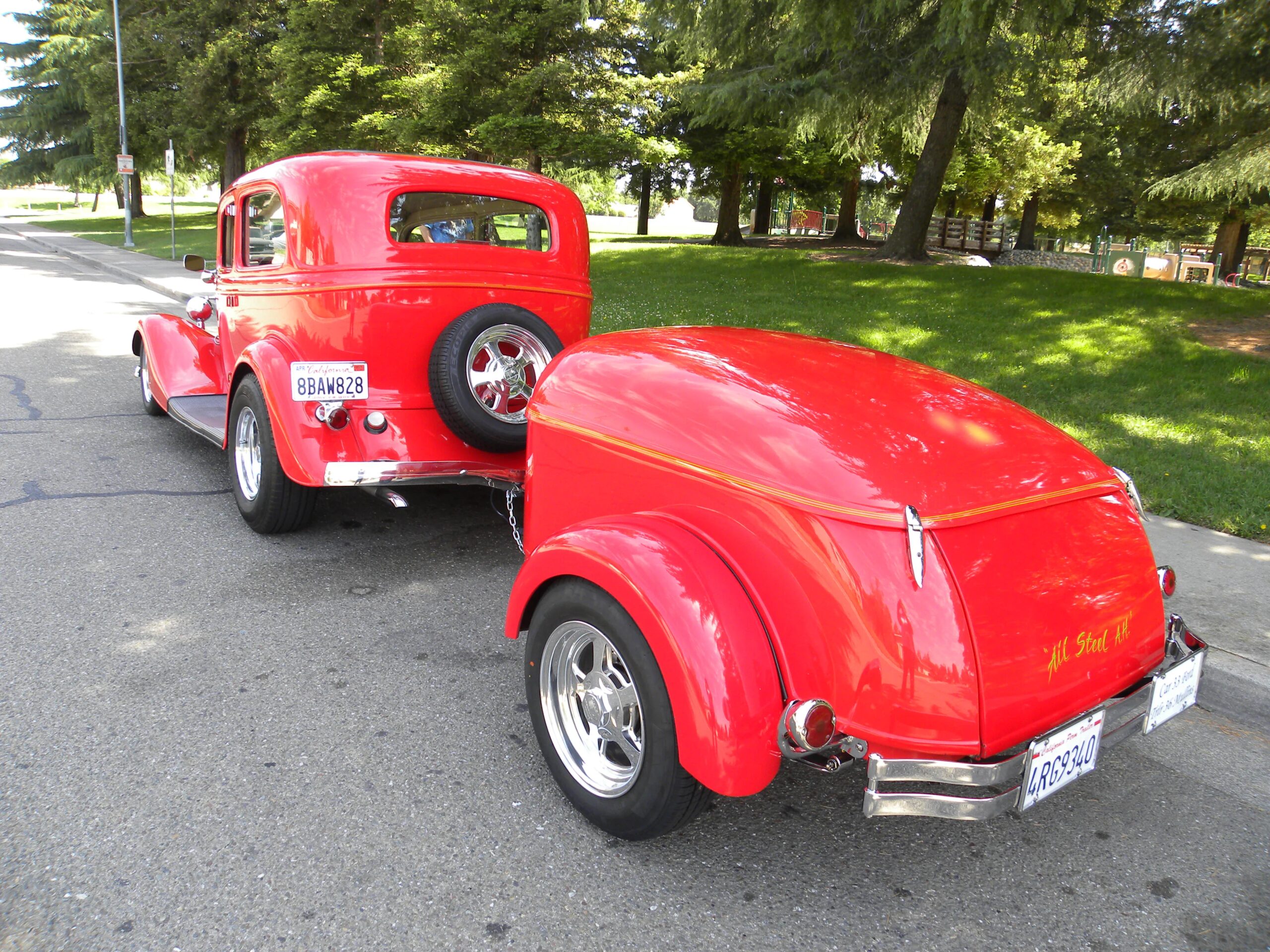 Ford-Model-40-1933-Red-Beige-9