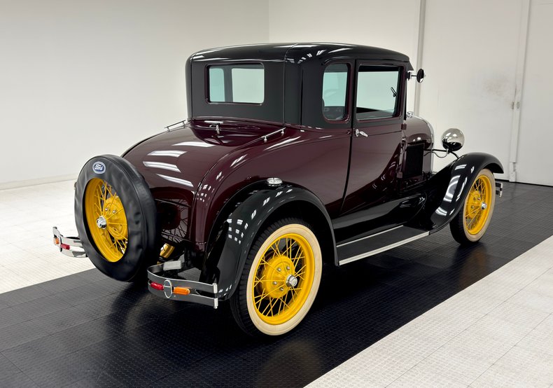 Ford-Model-a-1929-Mulberry-Maroon-Gray-1