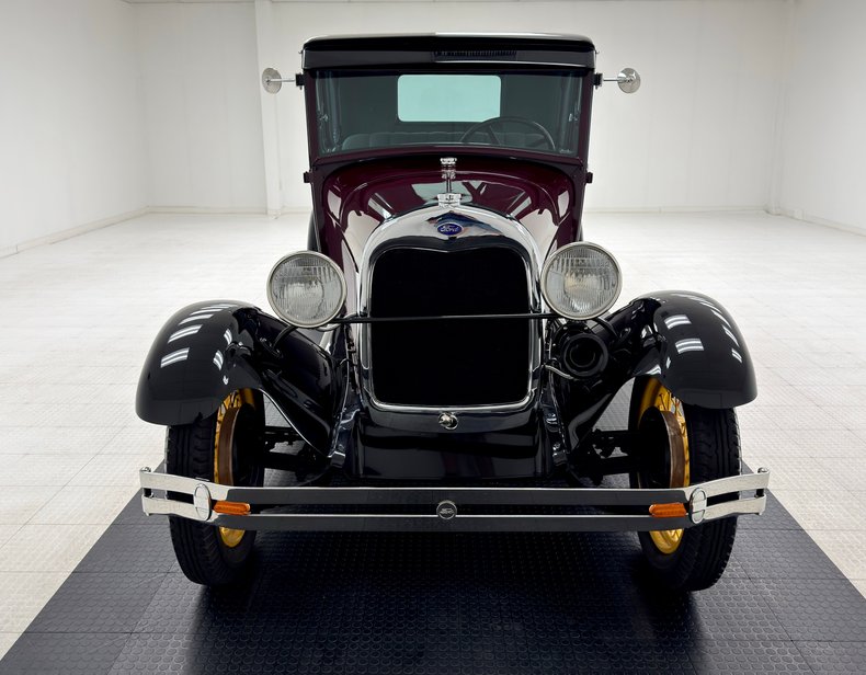 Ford-Model-a-1929-Mulberry-Maroon-Gray-7