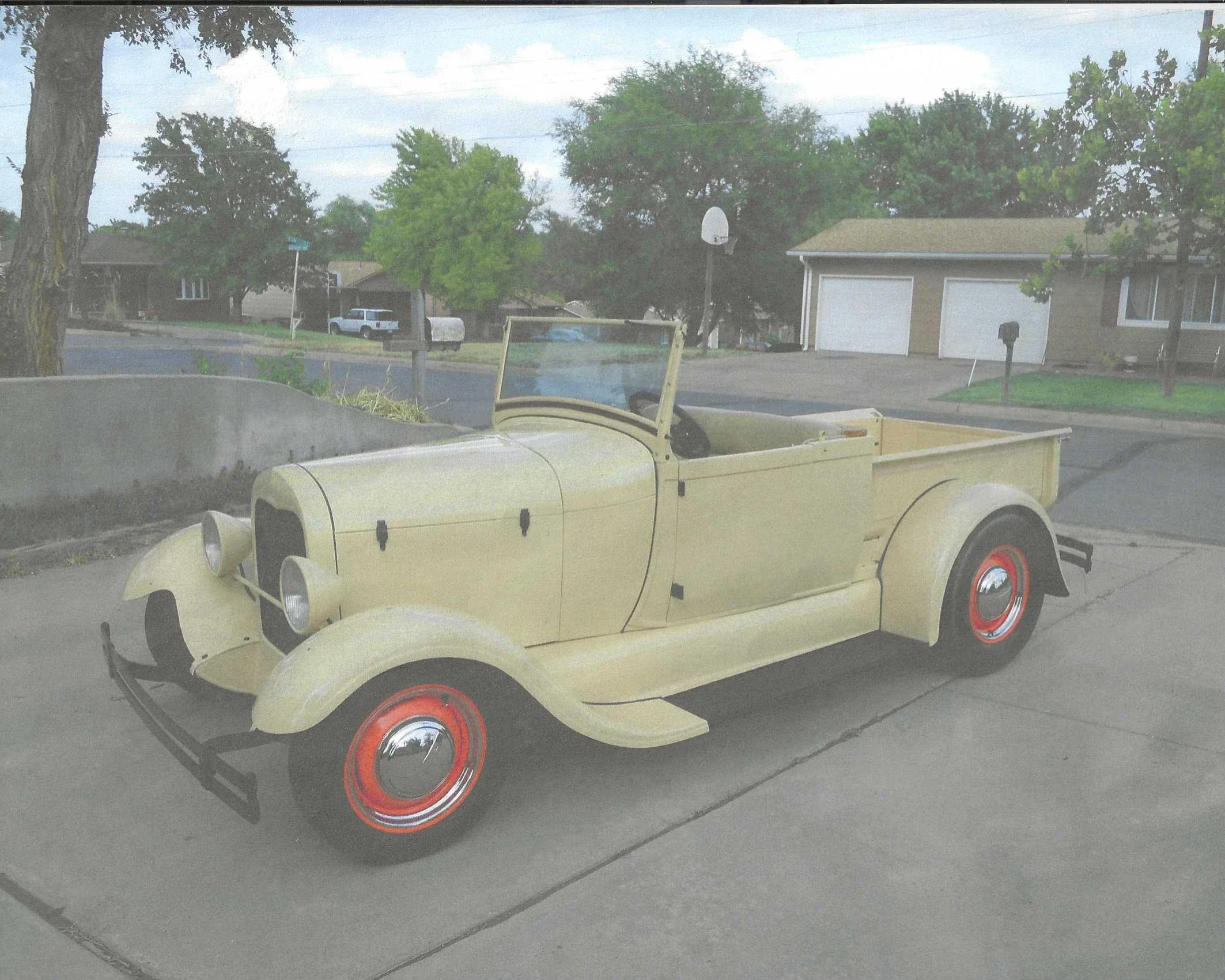 Ford-Model-a-roadster-1929-Tan-White-7