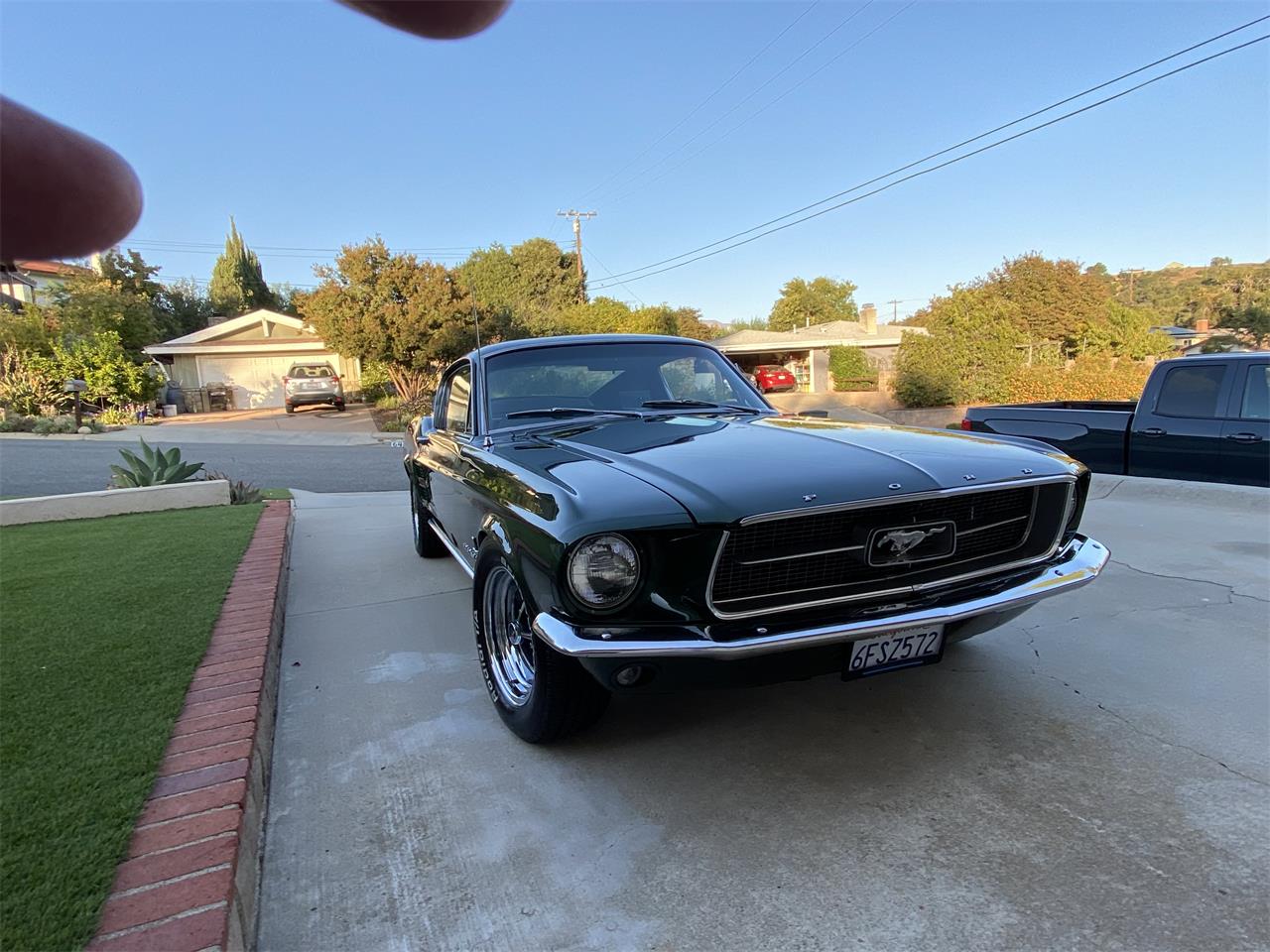 Ford-Mustang-1967-Dark-moss-green-Black-5