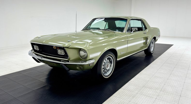 Ford-Mustang-1968-Lime-Gold-Black-15