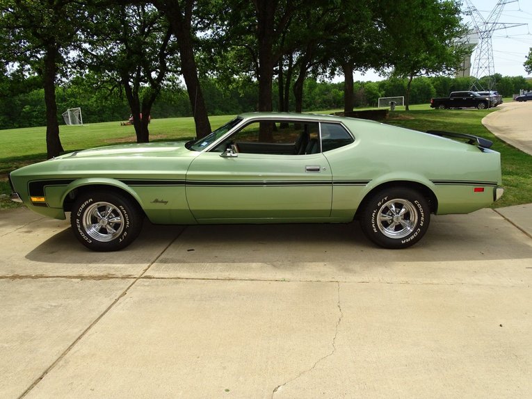 Ford-Mustang-1971-Green-Green-5