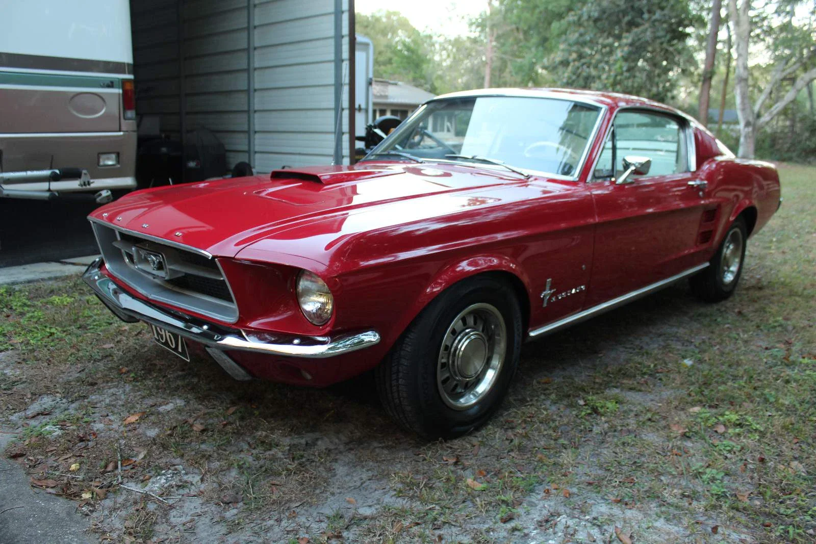 Ford-Mustang-390-s-code-1967-Red-White-2