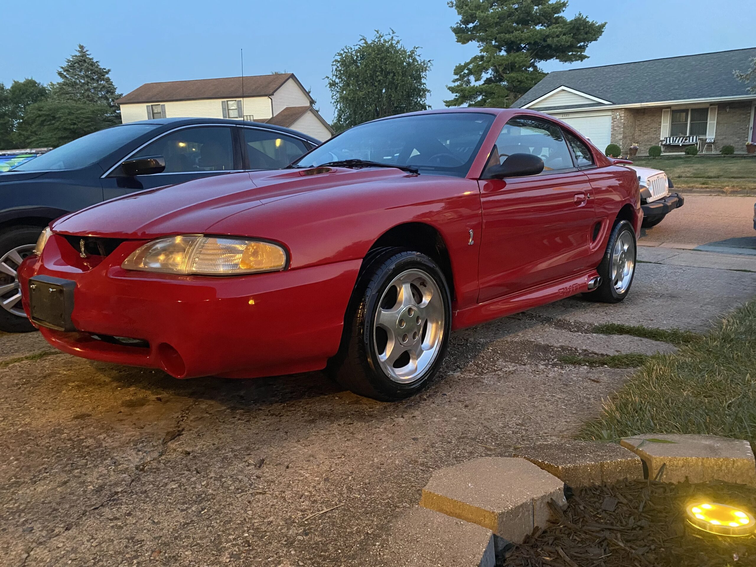 Ford-Mustang-cobra-coupe-1995-Red-Black
