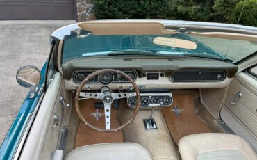 Ford-Mustang-convertible-1966-Green-Beige-5