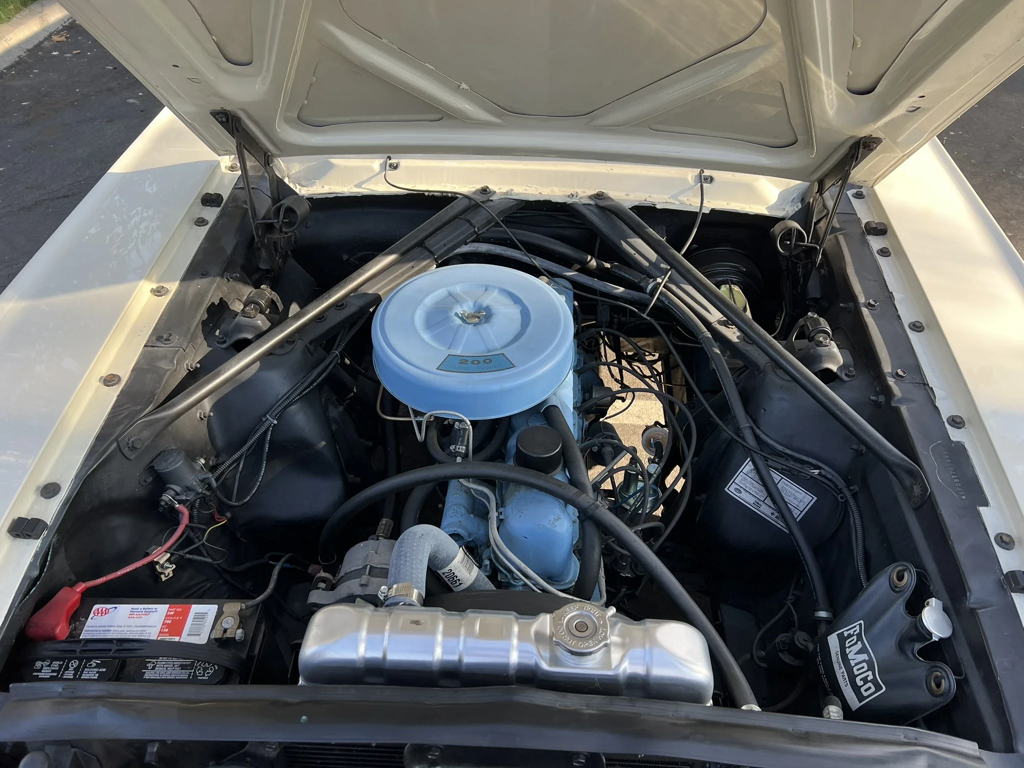Ford-Mustang-convertible-1966-White-Turquoise-2