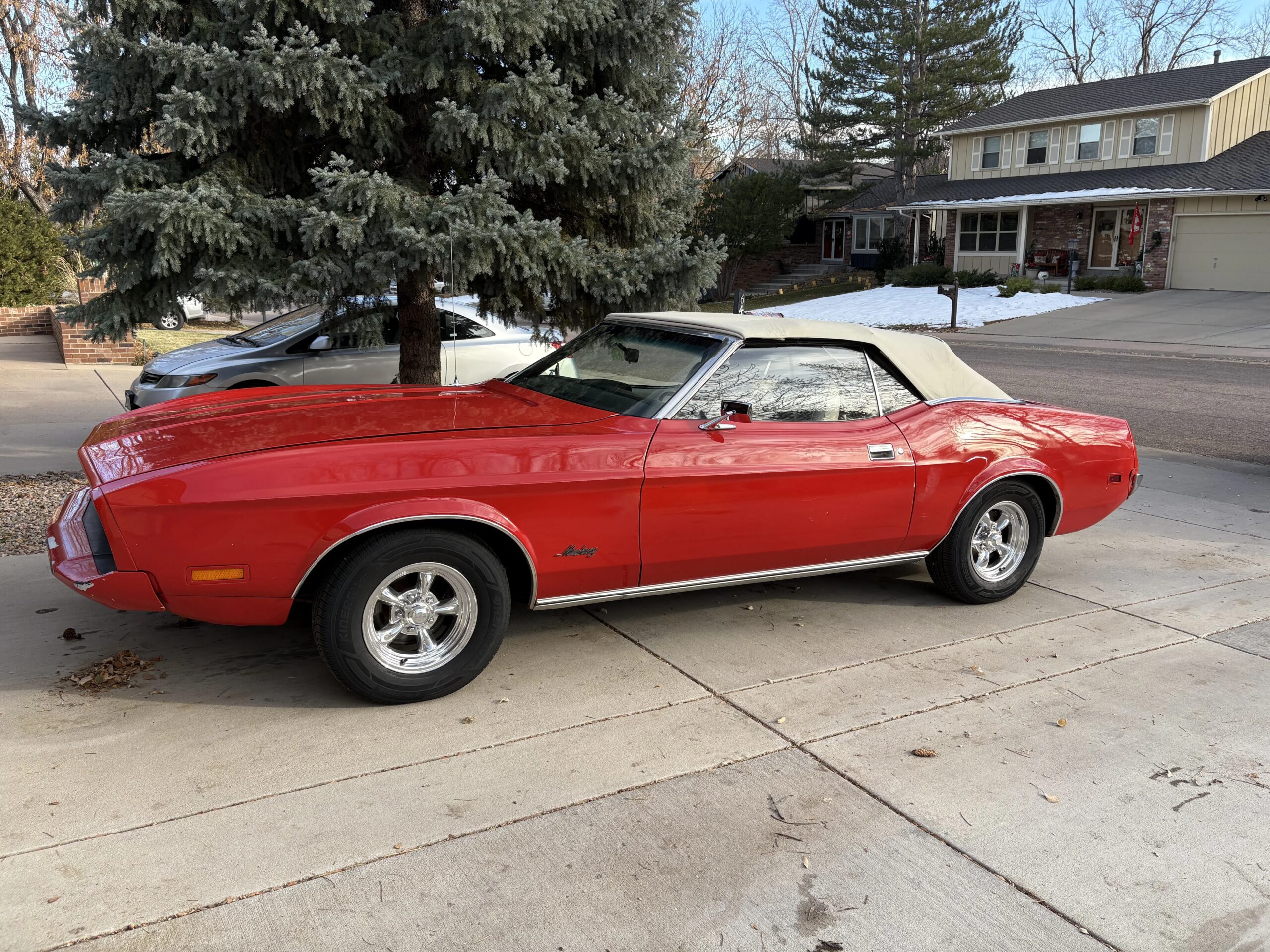 Ford-Mustang-convertible-1973-Red-White-9