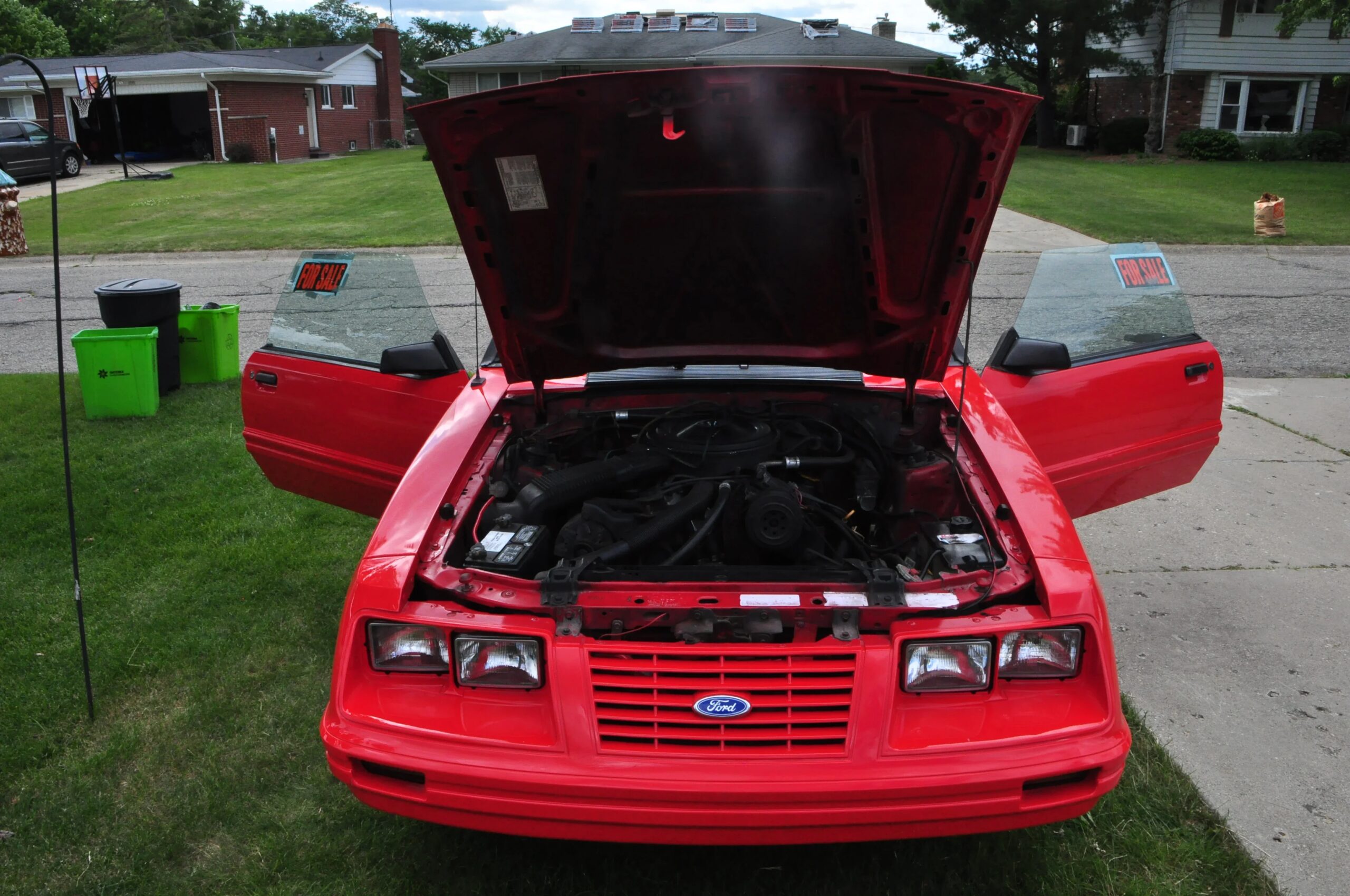 Ford-Mustang-convertible-1983-Red-Red-5