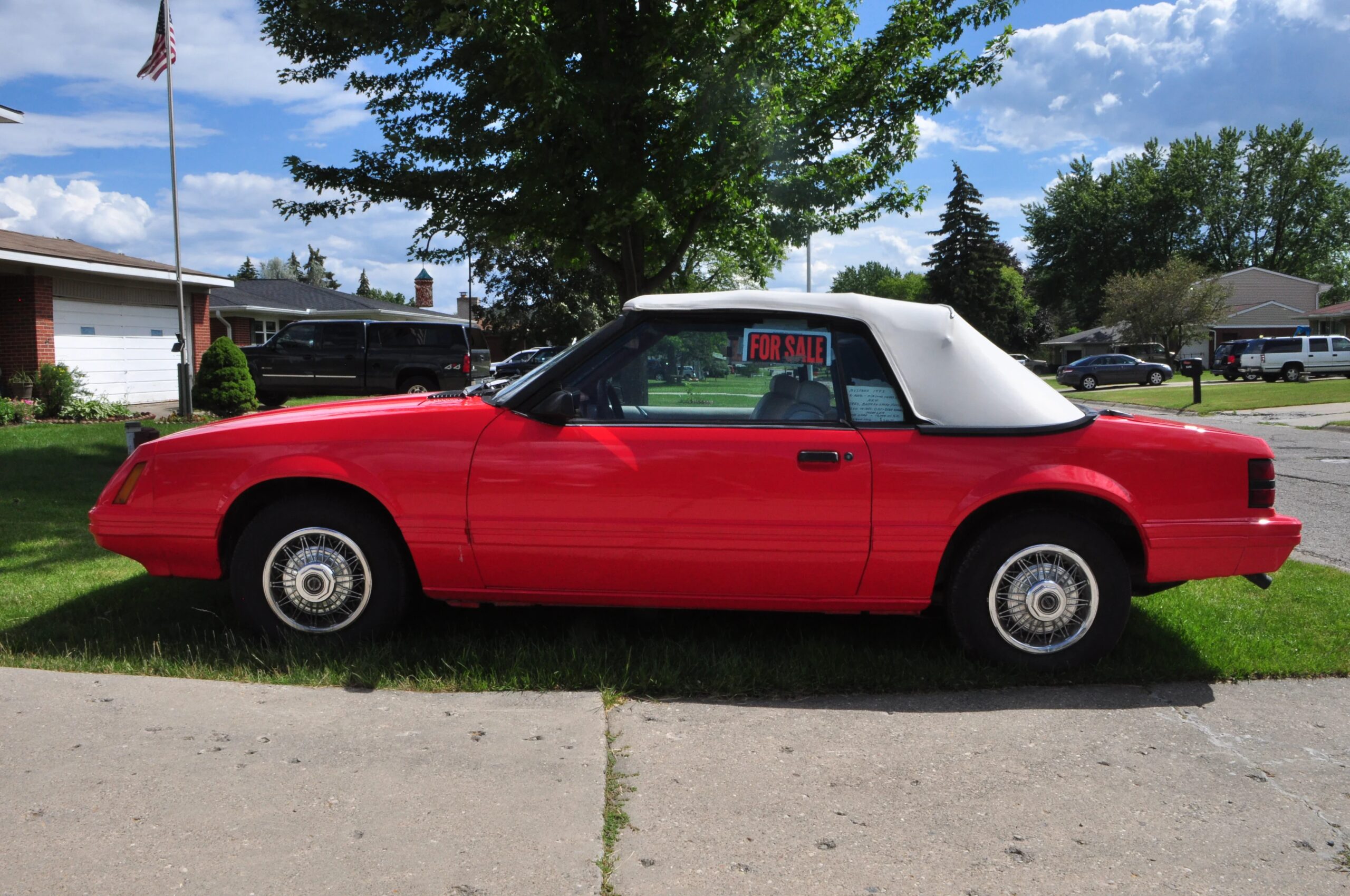 Ford-Mustang-convertible-1983-Red-Red-7