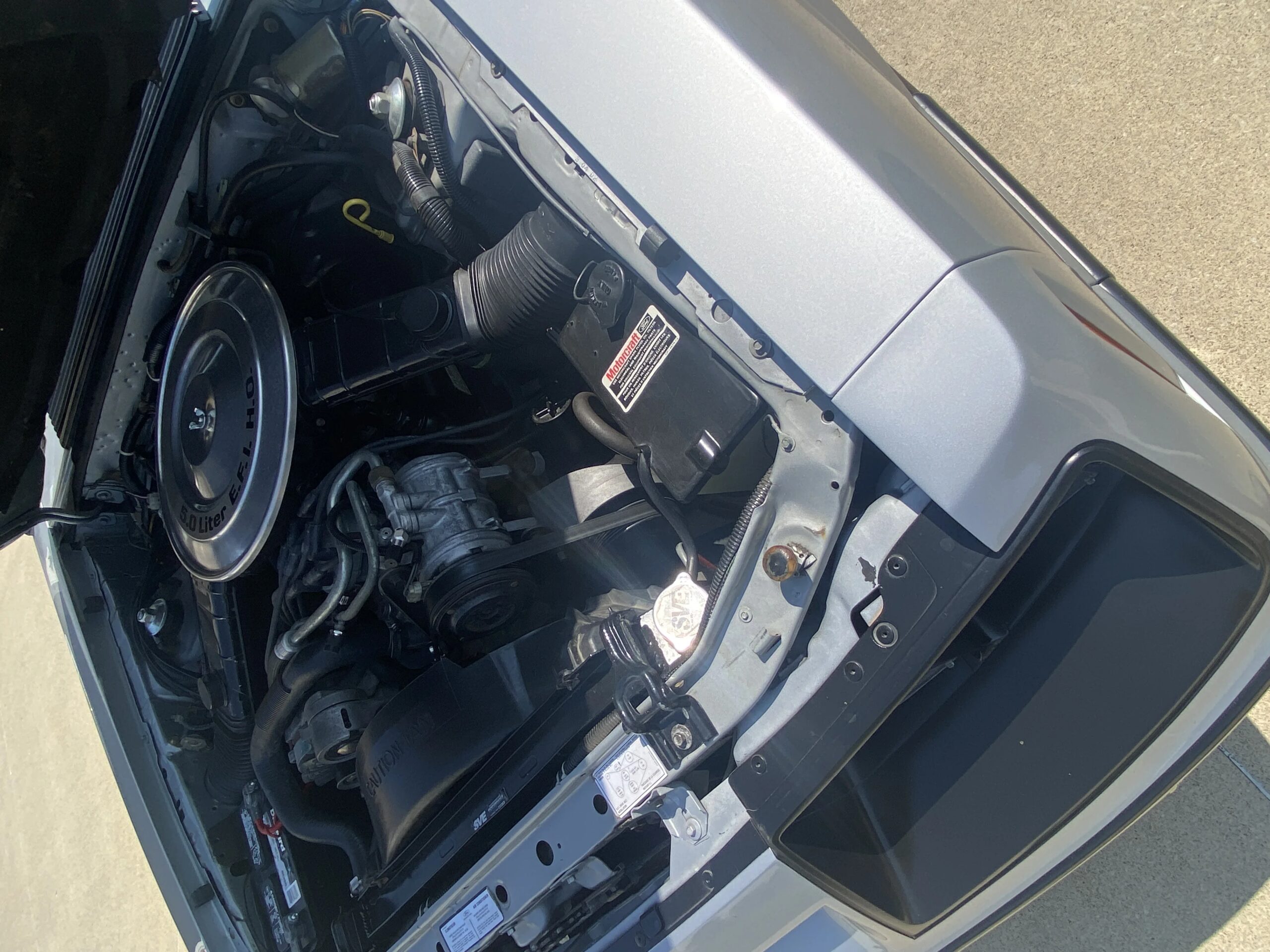 Ford-Mustang-convertible-1985-Silver-Gray-9