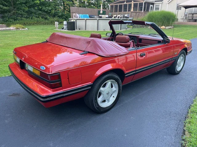 Ford-Mustang-glx-v8-convertible-1984-Red-Red-6