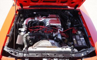 Ford-Mustang-gt-hatchback-1990-Red-Gray