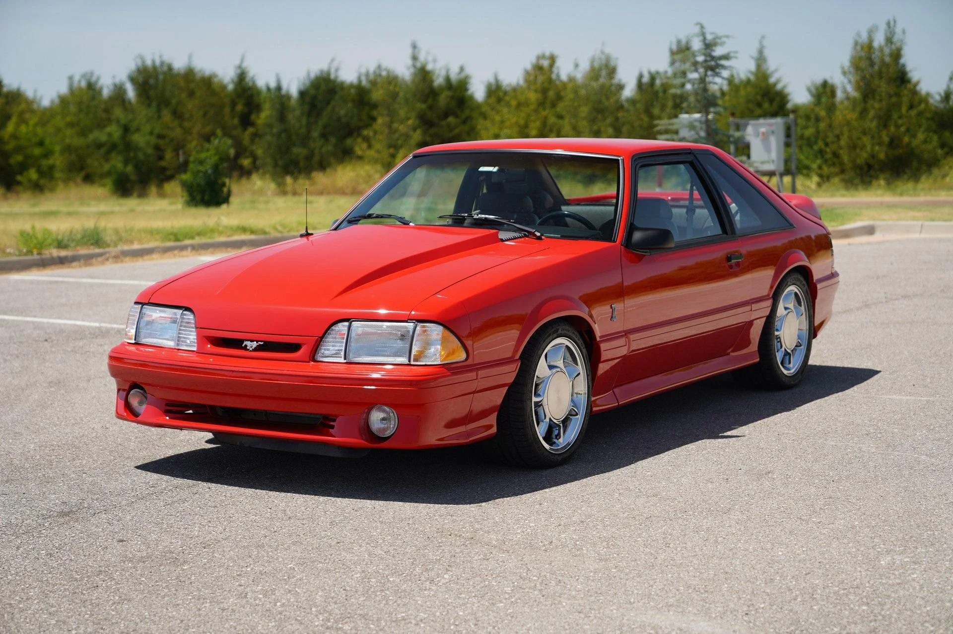 Ford-Mustang-gt-hatchback-1990-Red-Gray-7