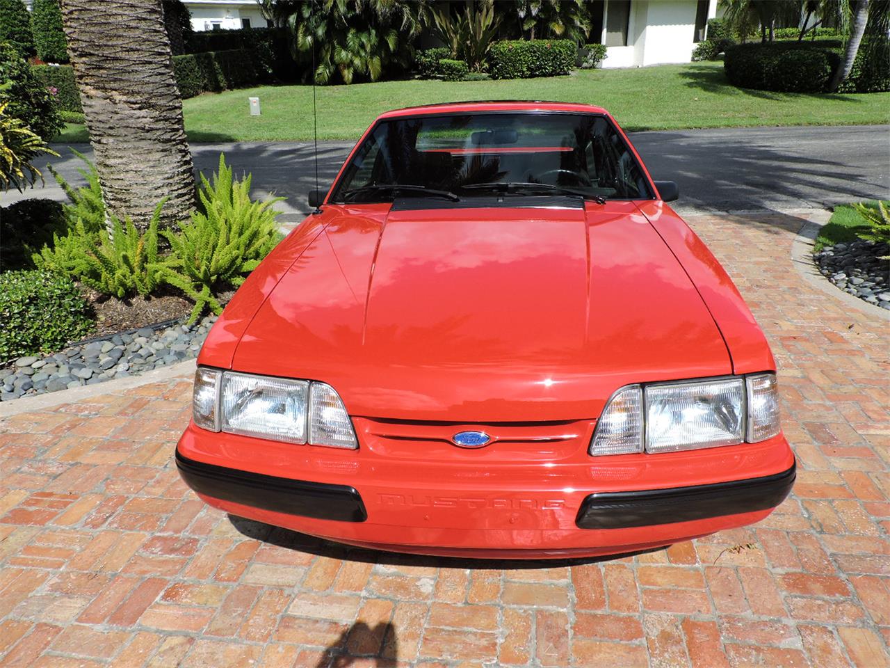 Ford-Mustang-lx-1990-Red-Black-1