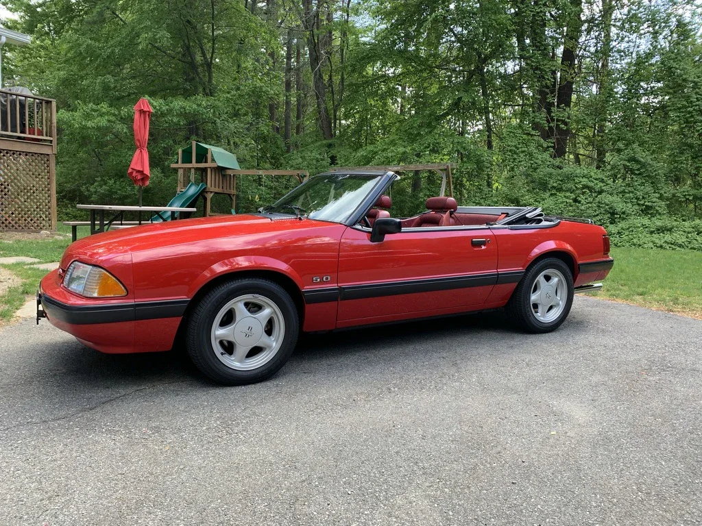 Ford-Mustang-lx-v8-convertible-1991-Red-Red-5