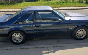 Ford-Mustang-lx-v8-hatchback-1989-Blue-Gray