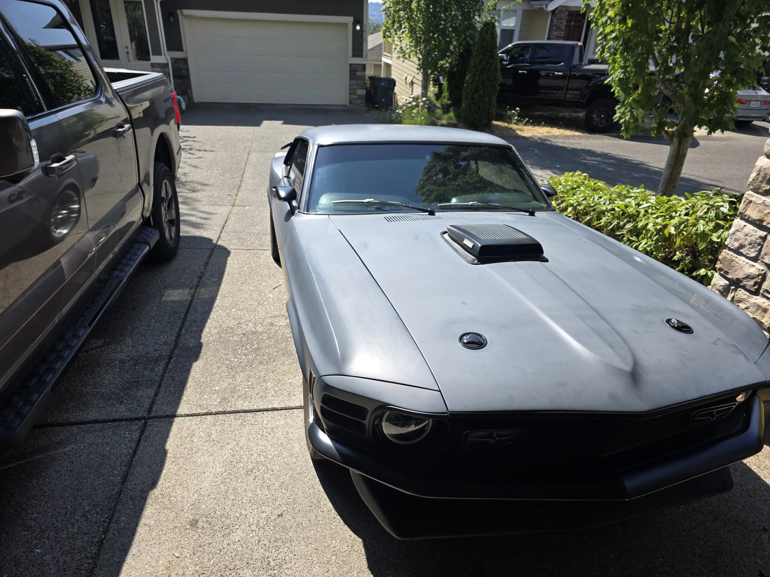 Ford-Mustang-mach-1-coupe-1970-Gray-Black
