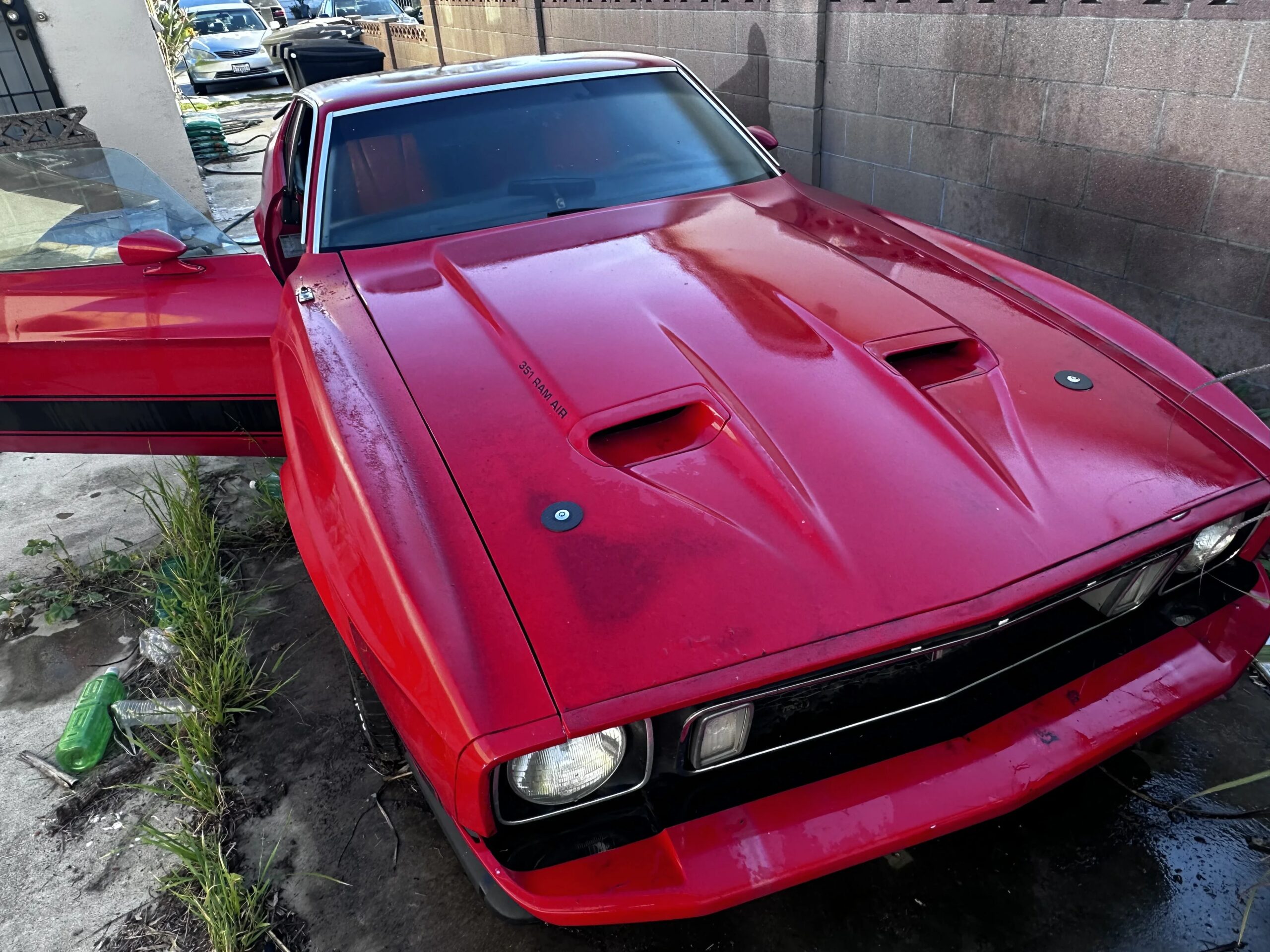 Ford-Mustang-mach-1-coupe-1973-Red-Red-1