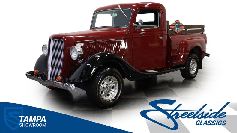 Ford-Pickup-1936-Burgundy-Gray-15