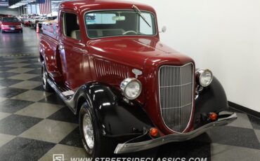 Ford-Pickup-1936-Burgundy-Gray-20