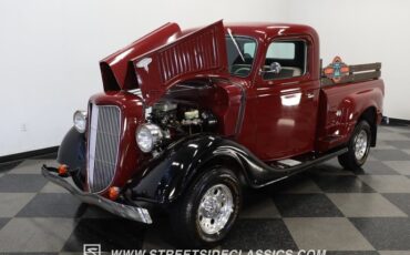 Ford-Pickup-1936-Burgundy-Gray-35