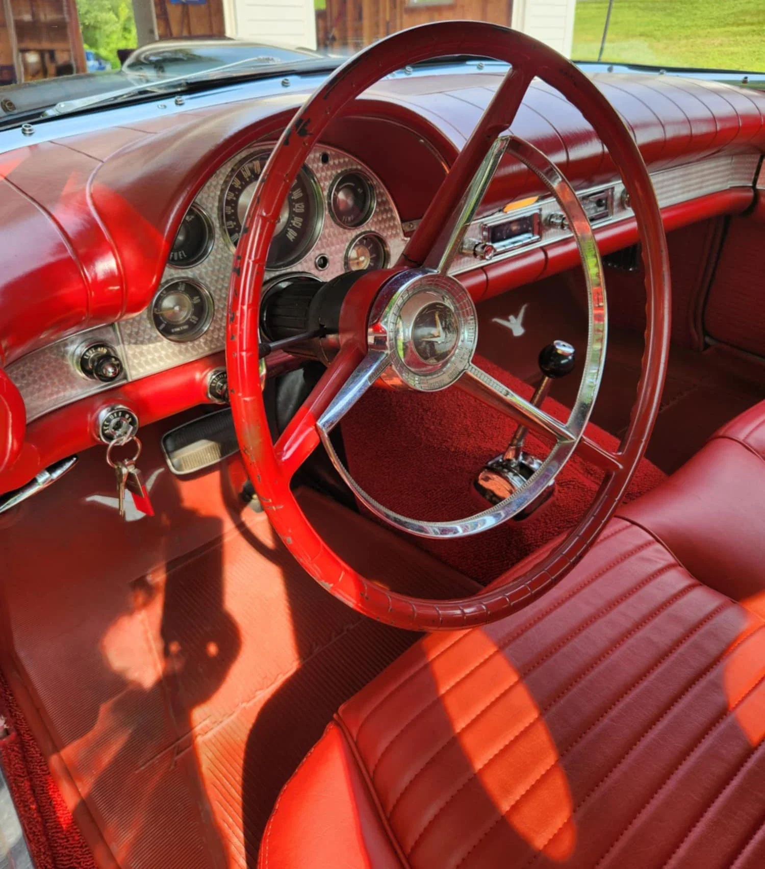 Ford-Thunderbird-1957-Black-Red-7