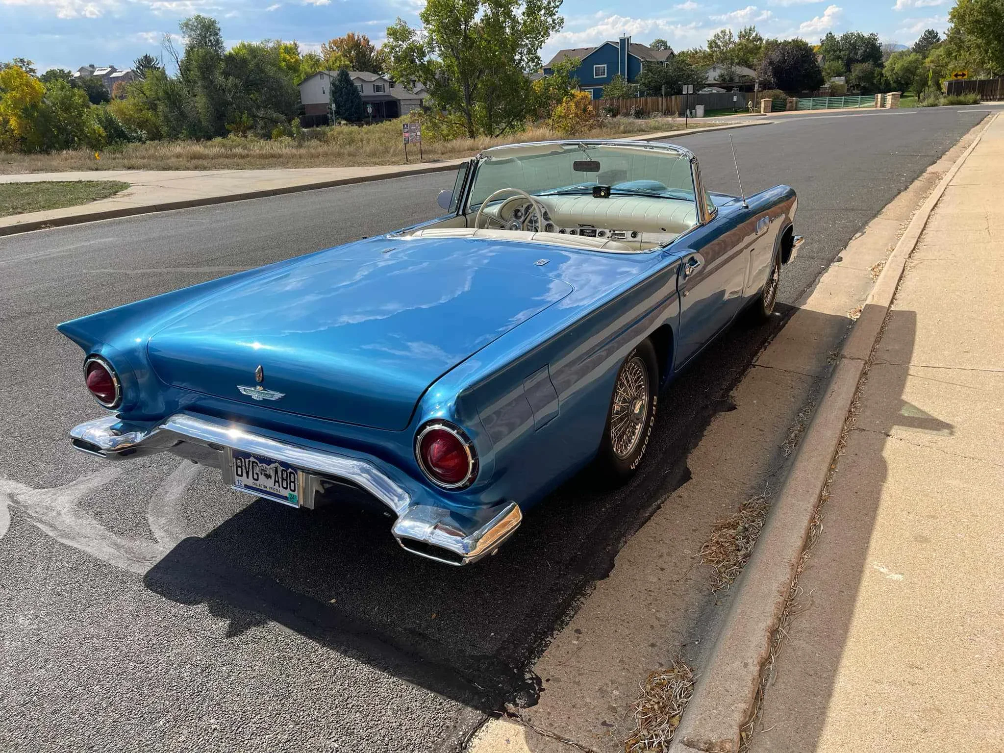 Ford-Thunderbird-1957-Blue-White-8