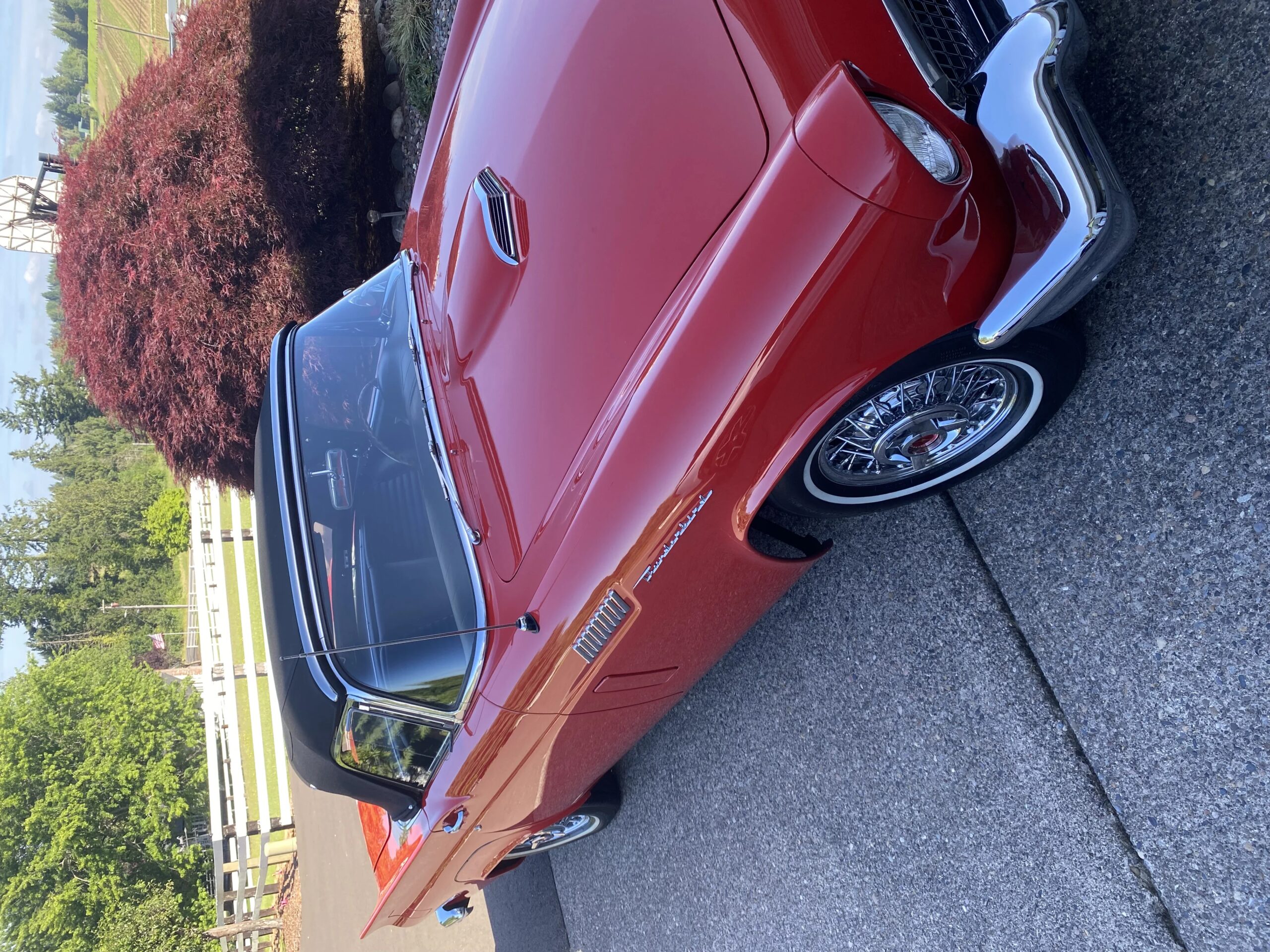 Ford-Thunderbird-1957-Red-Black-13