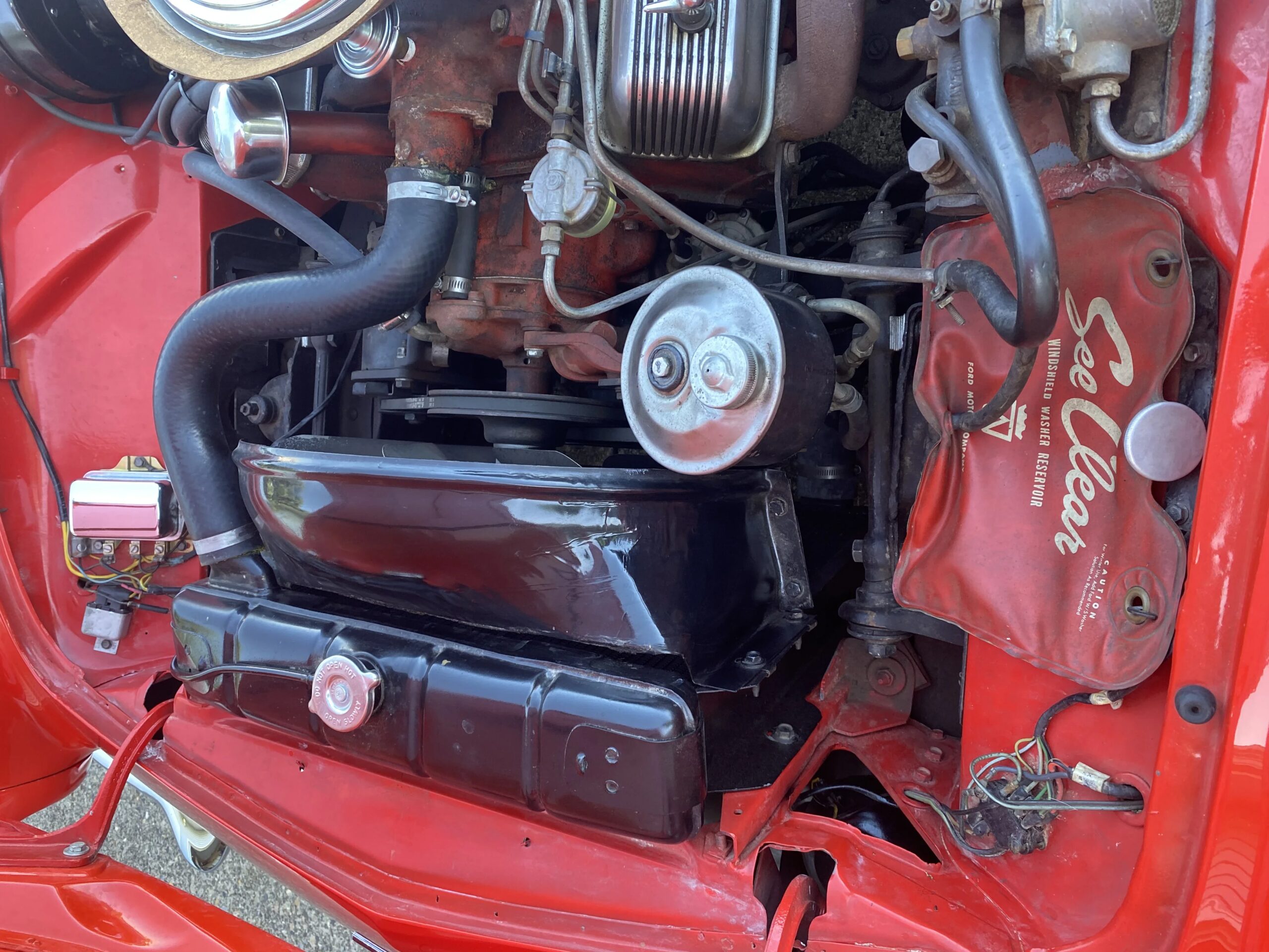 Ford-Thunderbird-1957-Red-Black-8