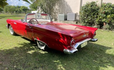 Ford-Thunderbird-1957-Red-White-10