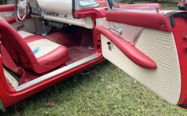 Ford-Thunderbird-1957-Red-White-8