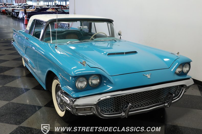 Ford-Thunderbird-1958-Turquoise-Turquoise-12